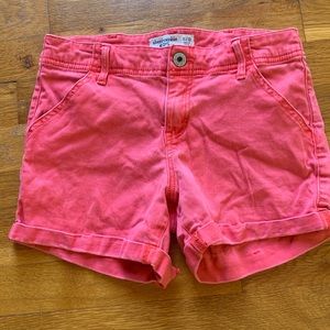 Red Abercrombie Shorts